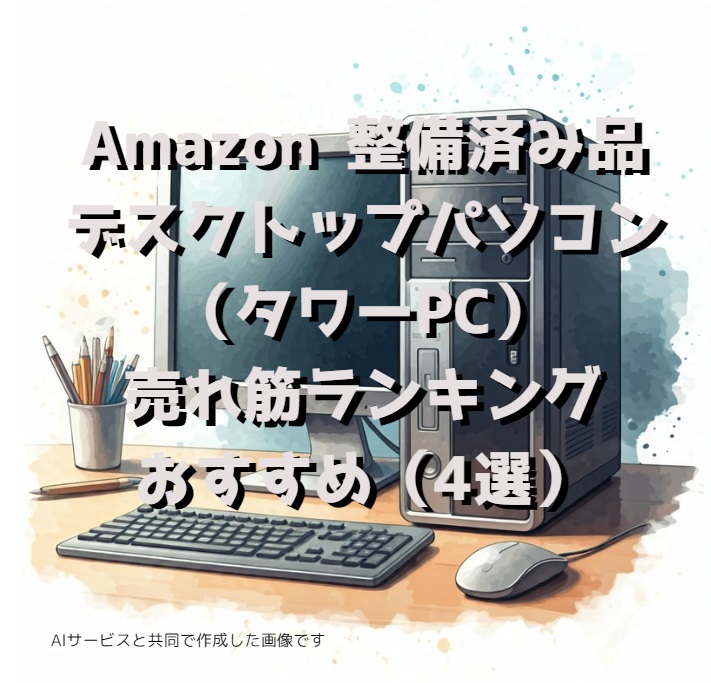 Amazon 整備済み品 デスクトップパソコン（タワーPC） 売れ筋ランキング　おすすめ4選